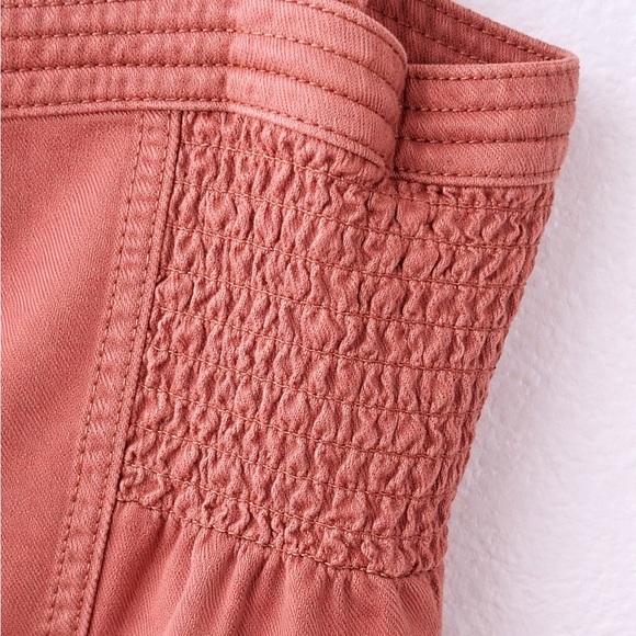 PacSun Rust Button-Front Mini Dress - Picture 3 of 4